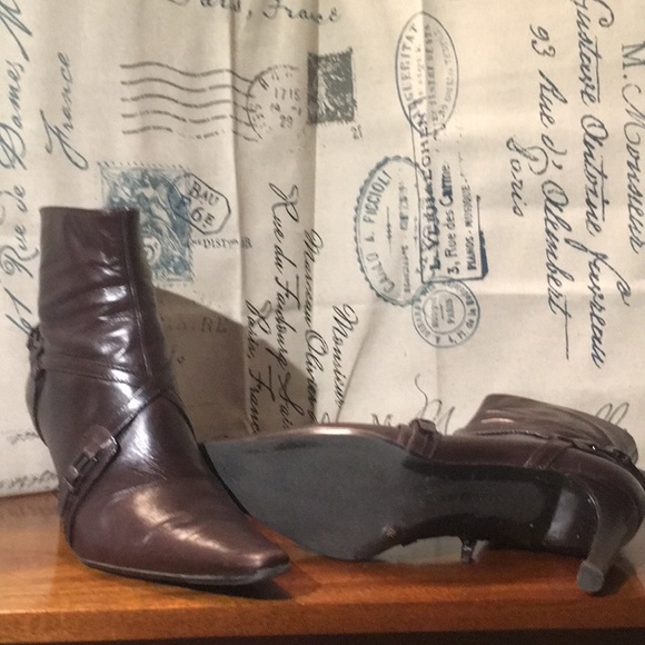 Gianni bini brown strap ankle boot - Picture 4 of 4